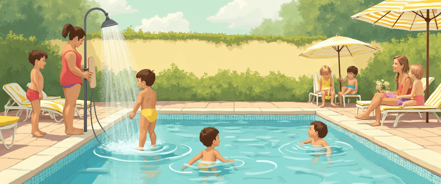 Suivi de la progression chez les enfants ayant peur de l'eau