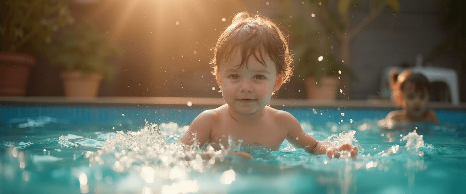 Progression des cours de natation claire avec plusieurs groupes
