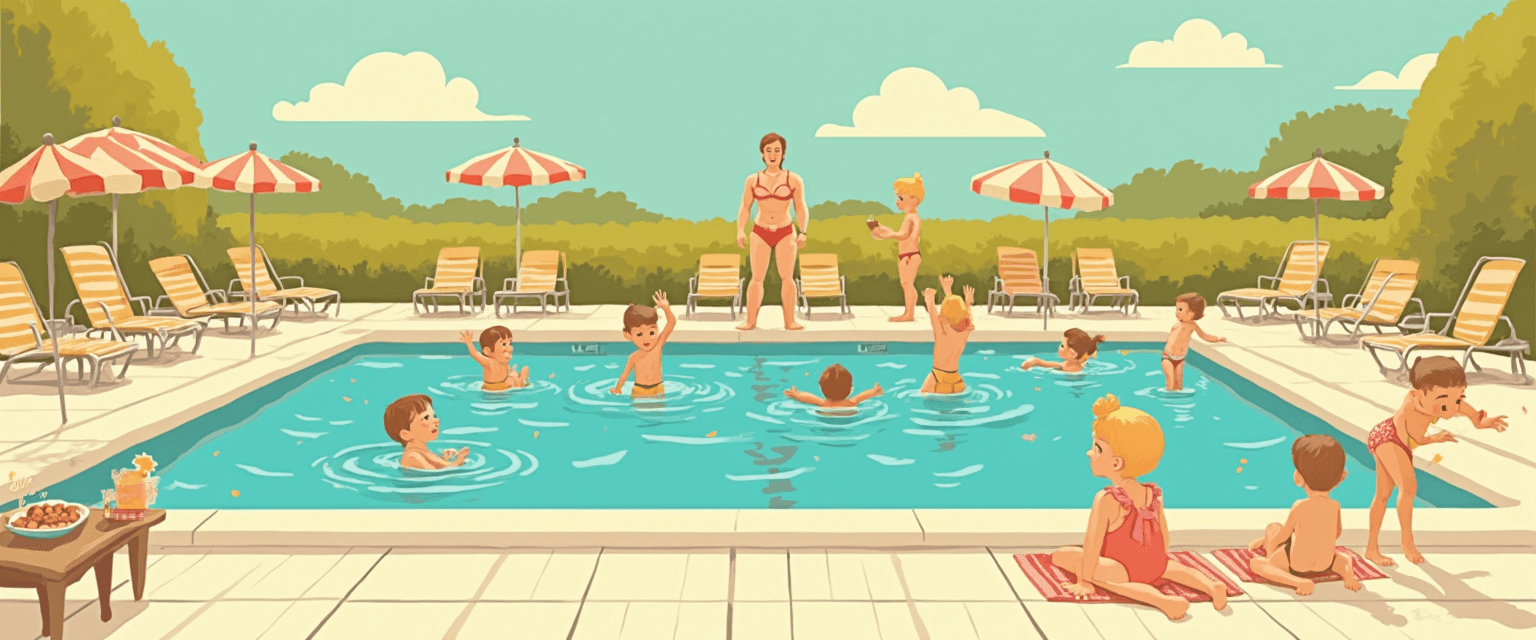 Suivre calmement les progrès en natation en tant que parent
