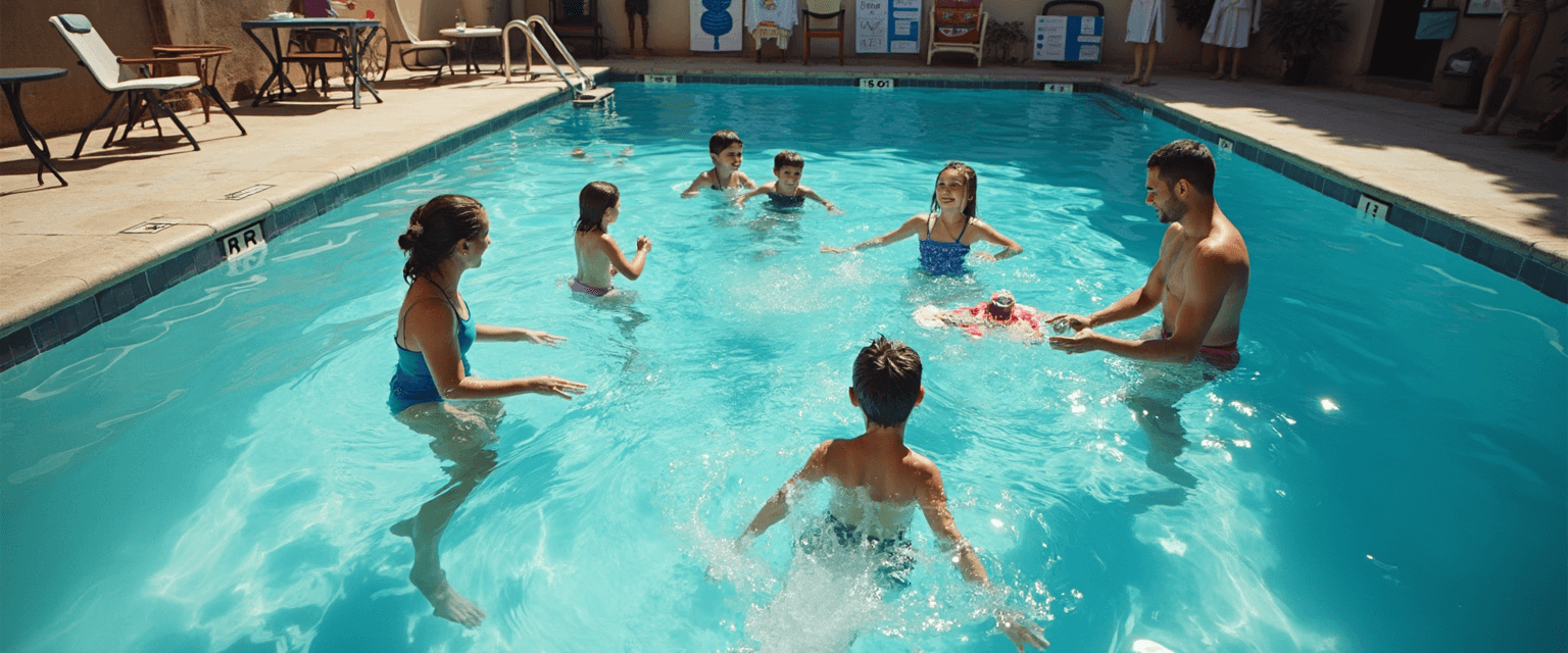 Schwimmunterrichtsfortschritt Ihres Kindes verfolgen